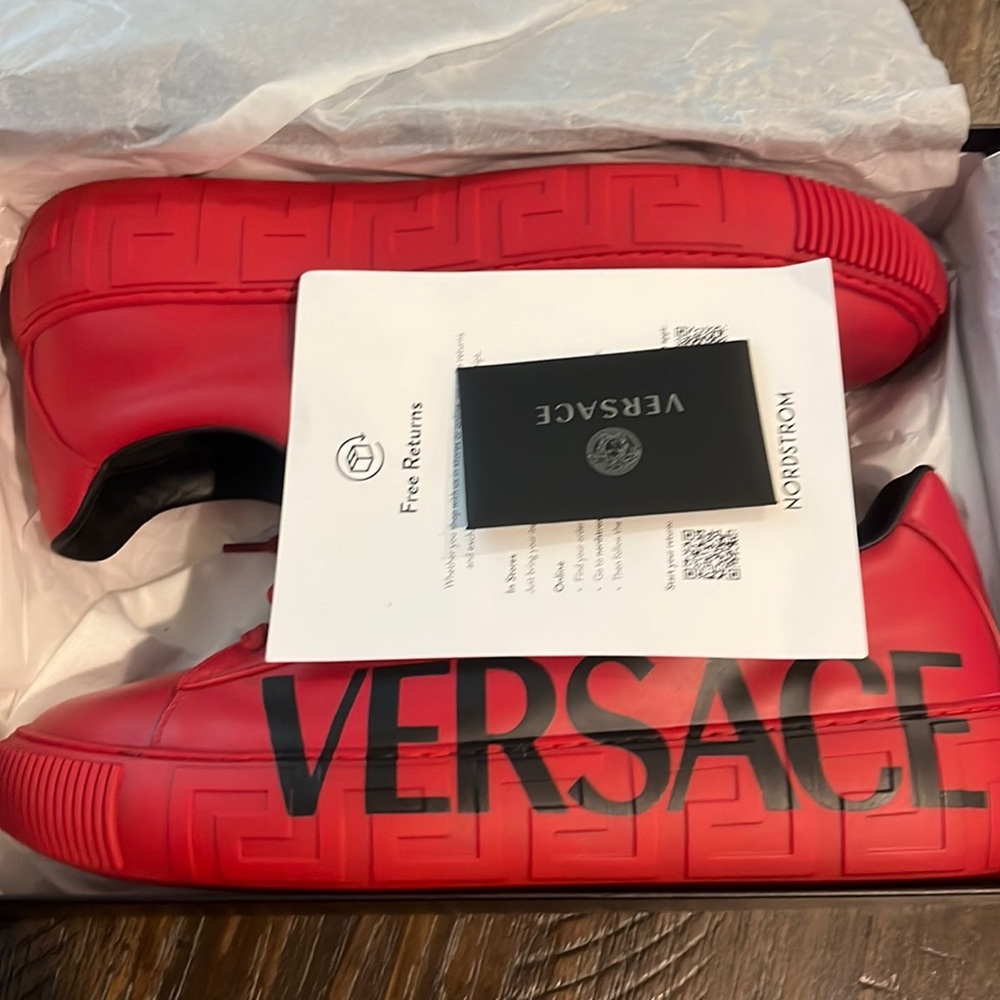 Versace low top sneakers